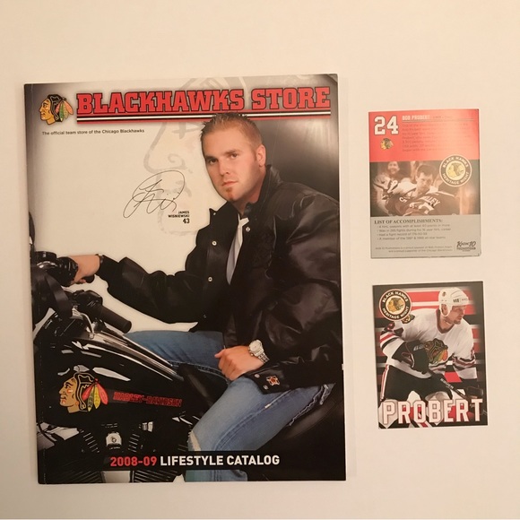 Chicago Blackhawks Official Game Program Magazine Bob Probert Heritage Night - Picture 2 of 16